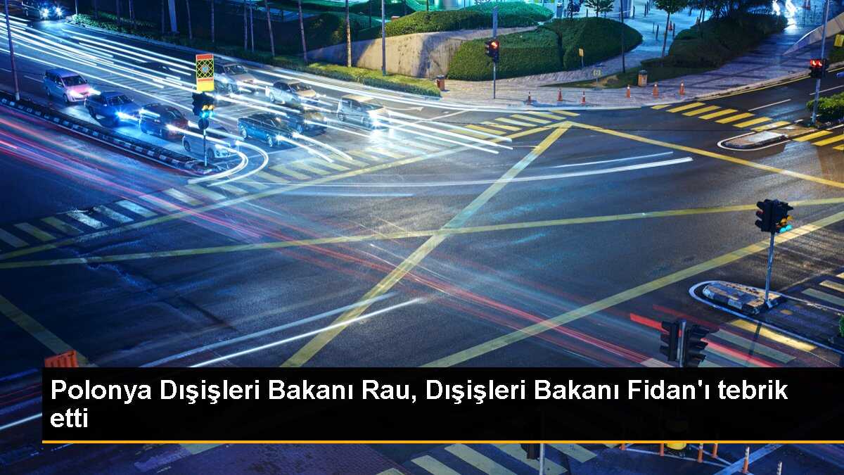 Polonya Dışişleri Bakanı Zbigniew Rau, Hakan Fidan\'ı tebrik etti