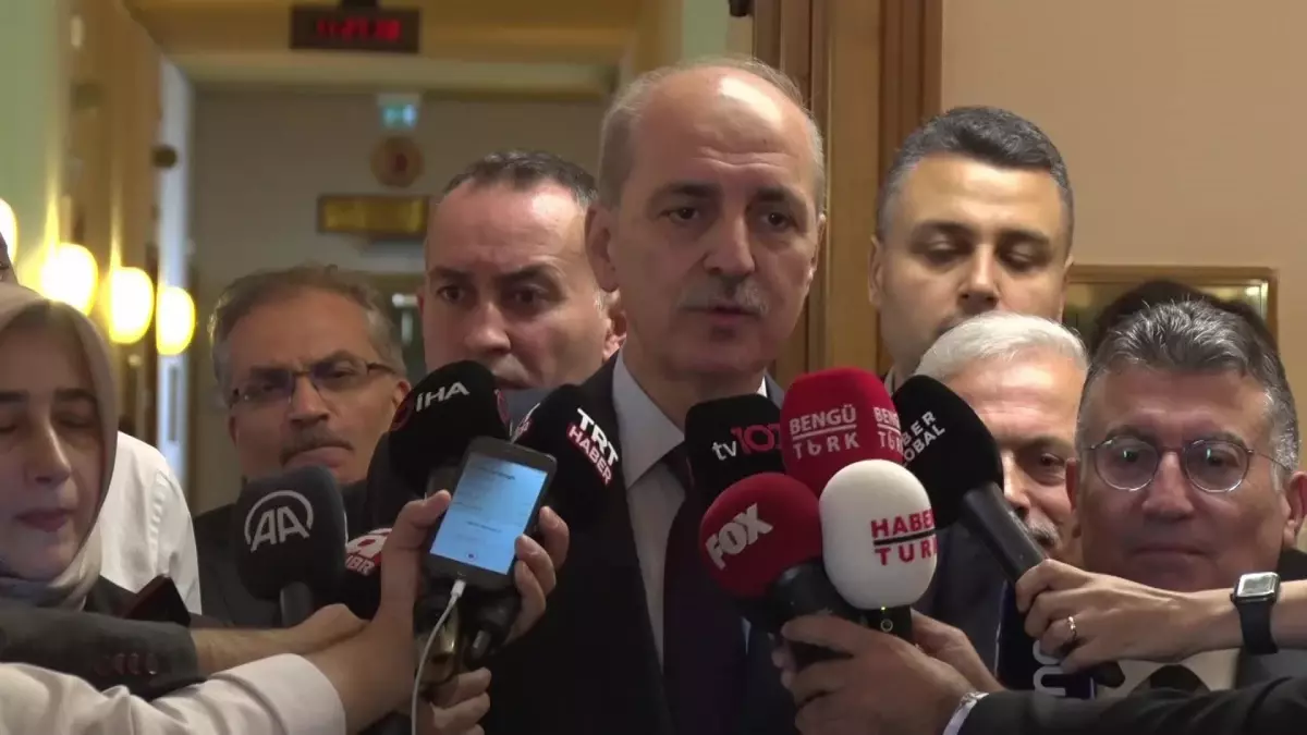 AKP\'nin TBMM Başkan Adayı Numan Kurtulmuş: "Amacımız Siyasi Partiler Olarak Farklı Fikirlere Sahip Olmakla Birlikte Türkiye\'nin Ortak Hedeflerinde...