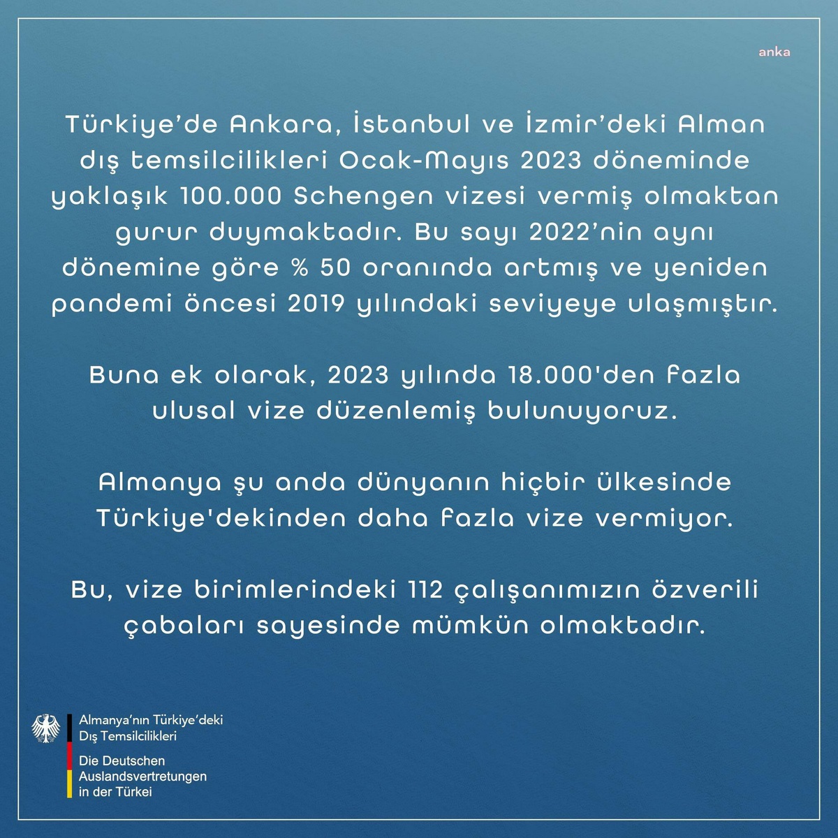 Almanya\'nın Ankara Büyükelçiliği Schengen vizesi ret iddialarına yanıt verdi