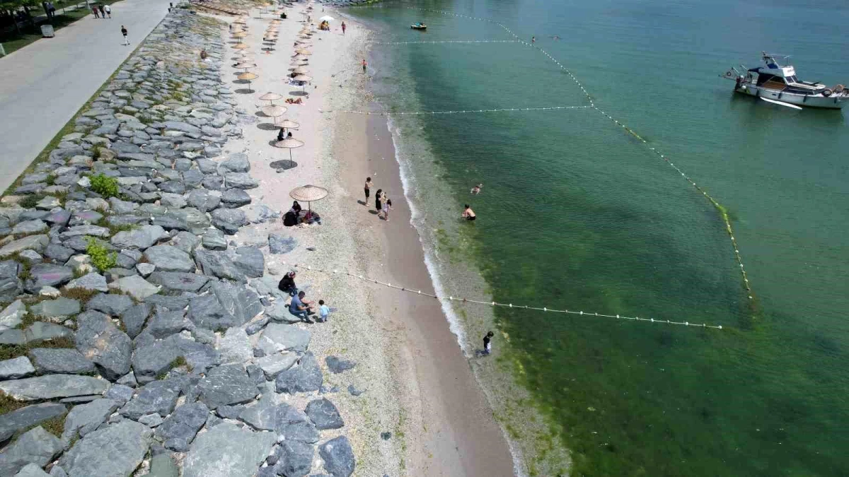 Avcılar\'da Denizköşkler Plajı yaz sezonuna hazır