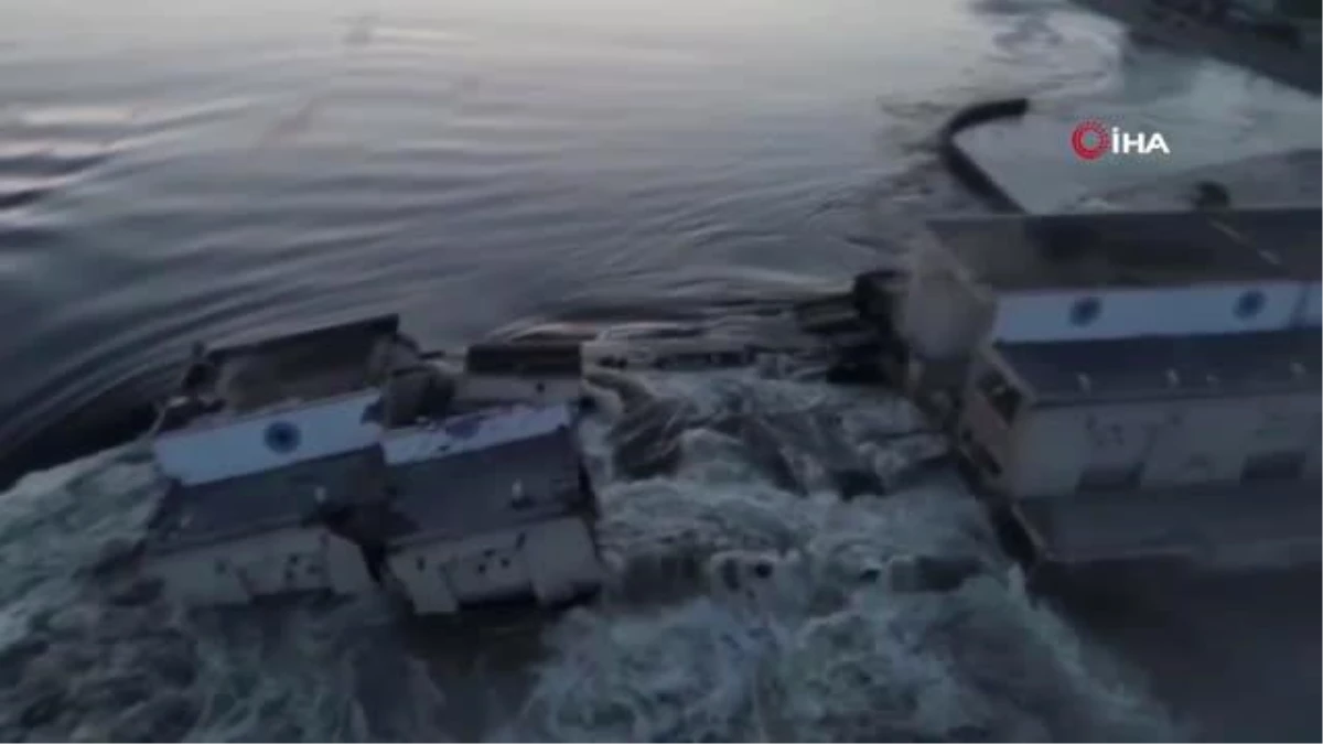 Ukrayna\'da Hidroelektrik Santrali Vuruldu: Sel Uyarısı Yapıldı