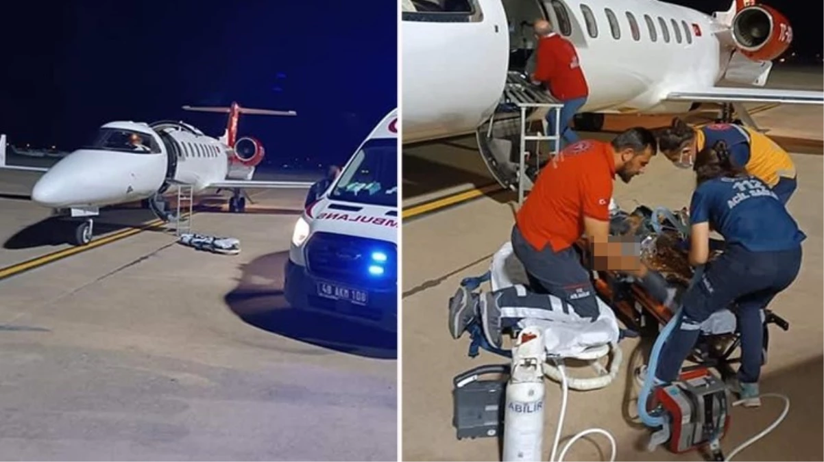 Muğla\'da kaynayan salça kazanına düşen çocuk ağır yaralandı! Ambulans uçakla İstanbul\'a nakledildi