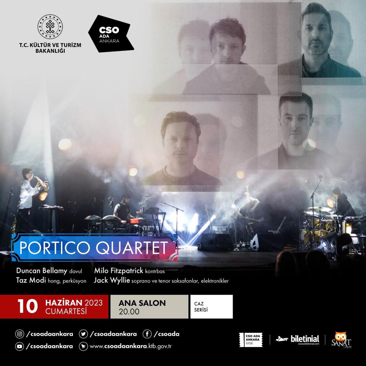 Portico Quartet, CSO Ada Ankara Caz Serisi\'nde