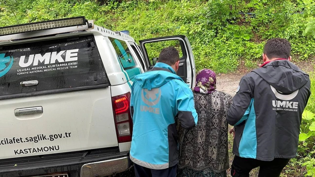 Kastamonu\'da Şiddetli Yağış: 4 Diyaliz Hastası Mahsur Kaldı