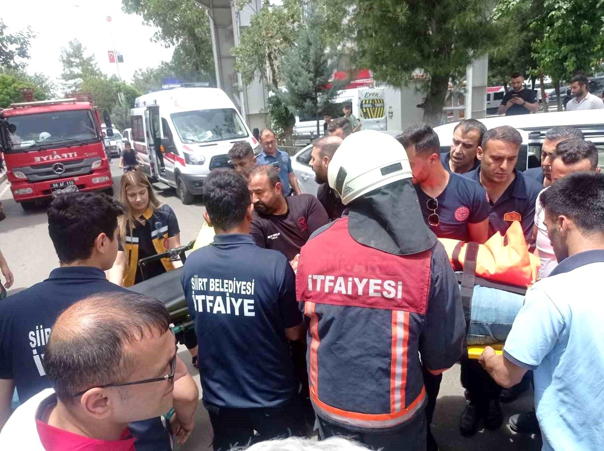 Siirt\'te Trafik Kazası: 1 Yaralı
