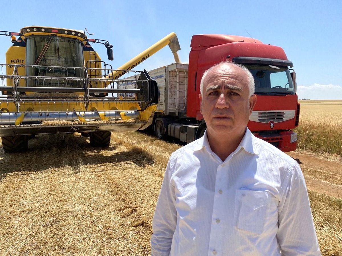 Adıyaman\'da Yılın İlk Hububat Hasadı Başladı