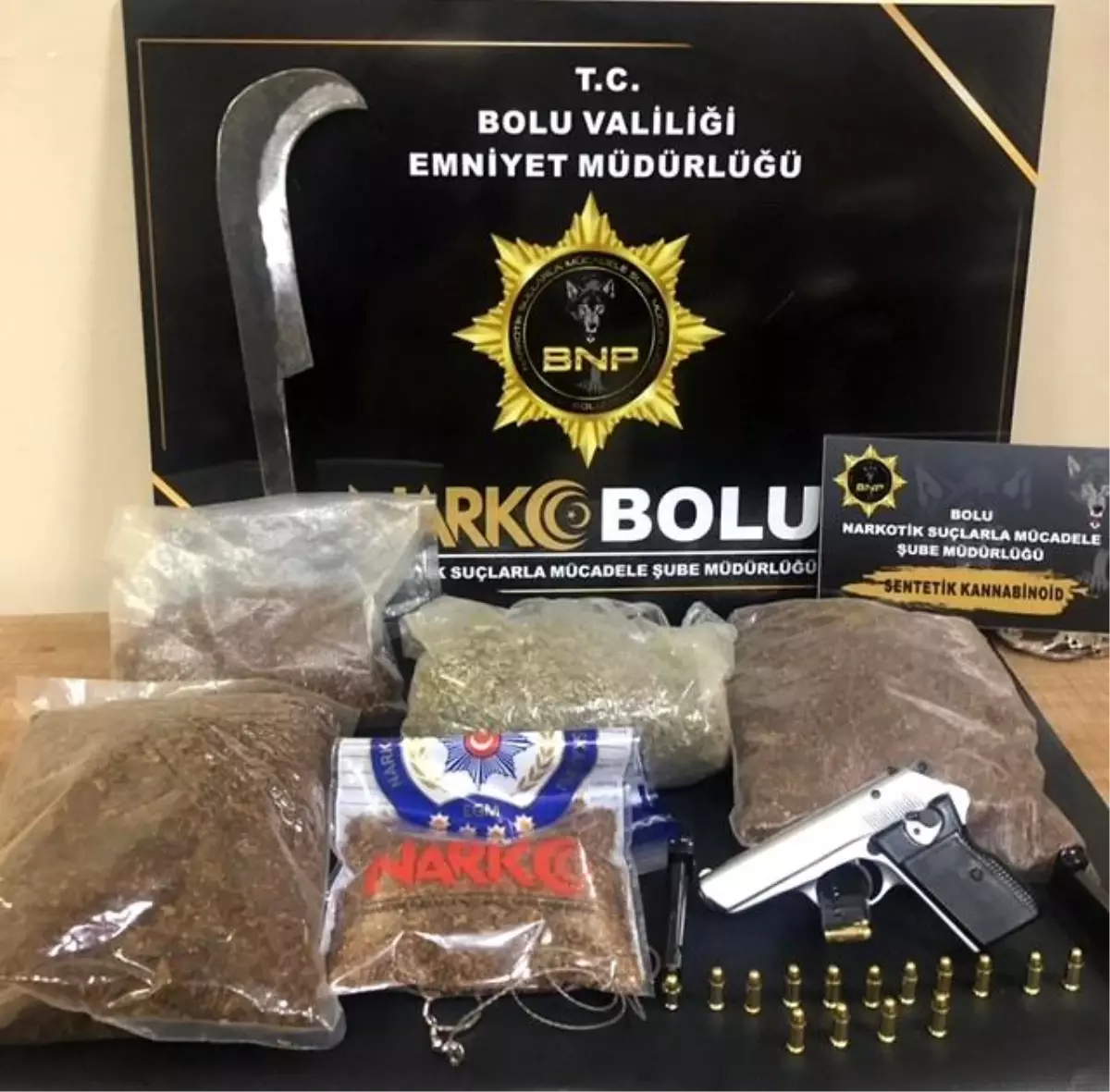 Bolu\'da 3 ayrı uyuşturucu operasyonu: 4 kişi tutuklandı