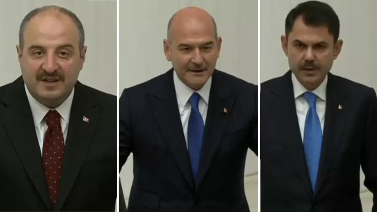 Eski bakanlar, Meclis\'te milletvekili yemini etti