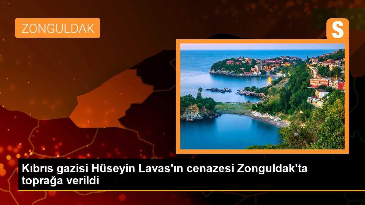 Kıbrıs gazisi Hüseyin Lavas\'ın cenazesi Zonguldak\'ta toprağa verildi