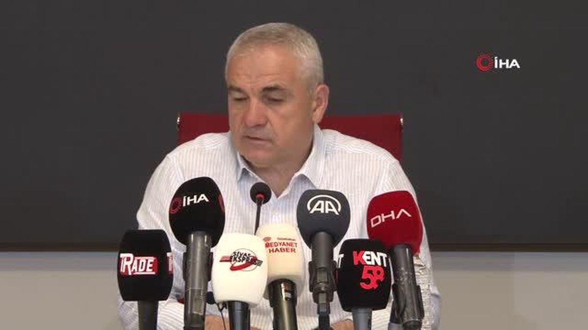 Rıza Çalımbay Sivasspor\'a veda etti: "Ayrılıyoruz" -1-