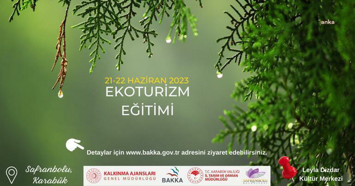 Safranbolu\'da Ekoturizm Eğitimi Verilecek