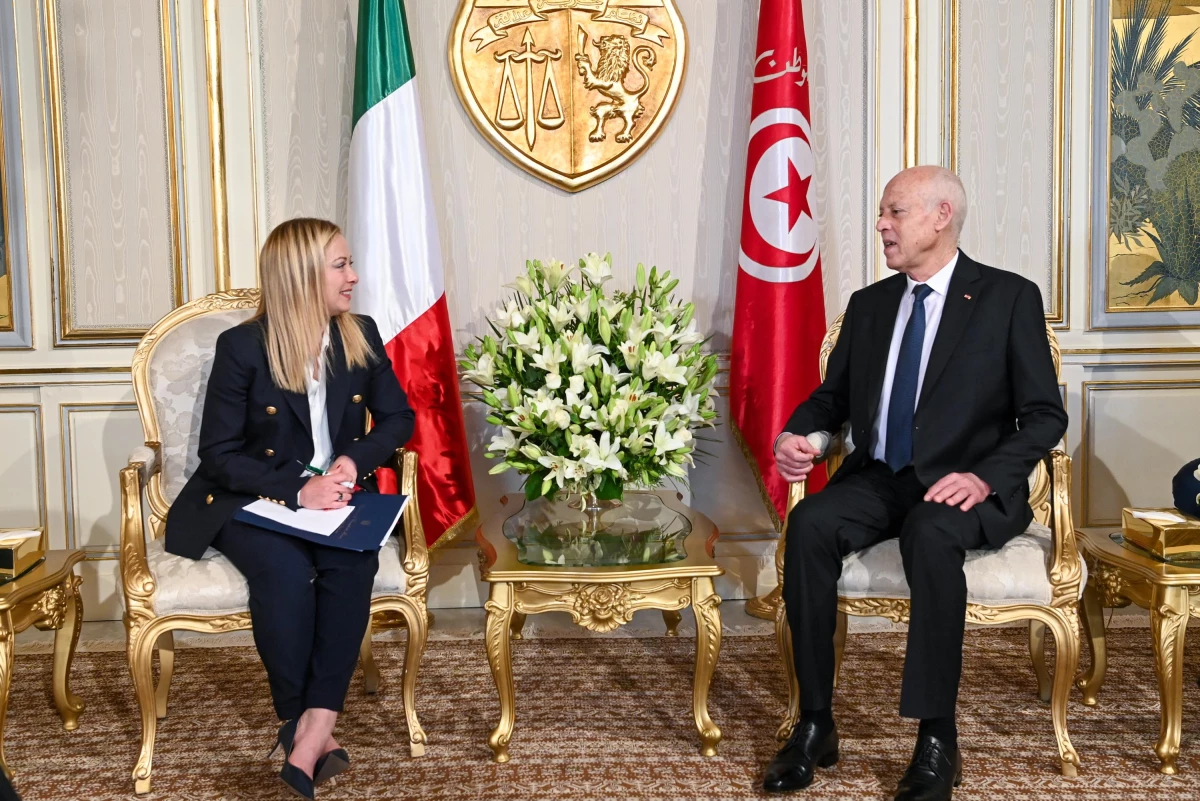 Tunus Cumhurbaşkanı ve İtalya Başbakanı Yasadışı Göçü Konuştu