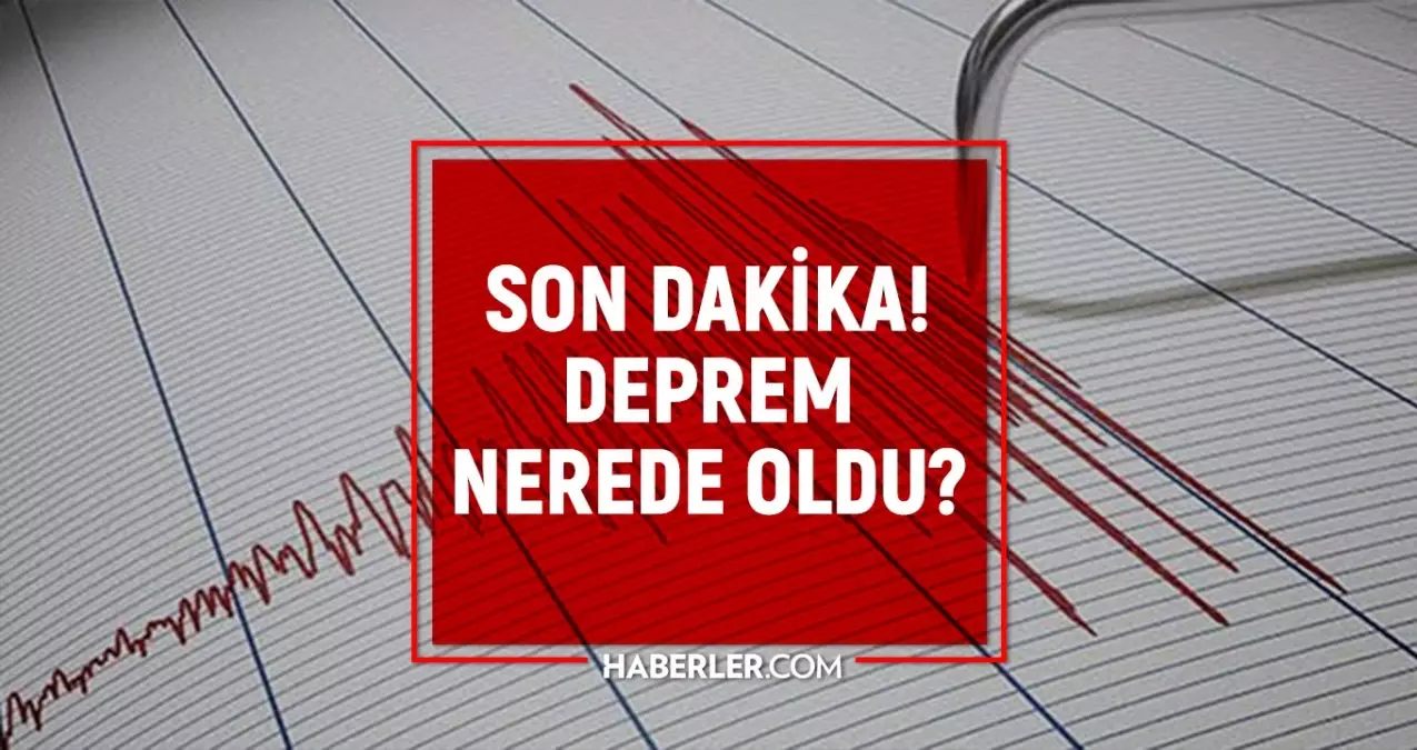Eskişehir\'de Deprem mi Oldu? Son Dakika Haberleri