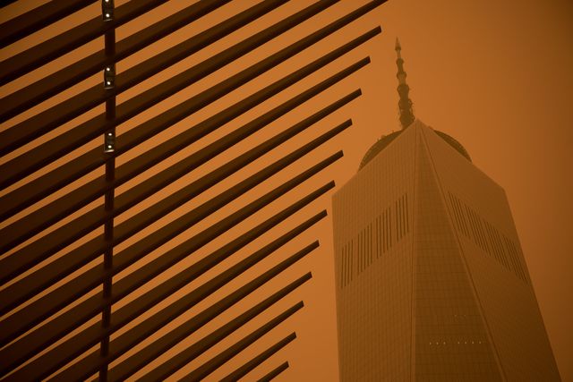 Kanada'daki Orman Yangınlarının Dumanı New York Kentini Kapladı Kanada'daki Orman Yangınlarının Dumanı New York Kentini Kapladı