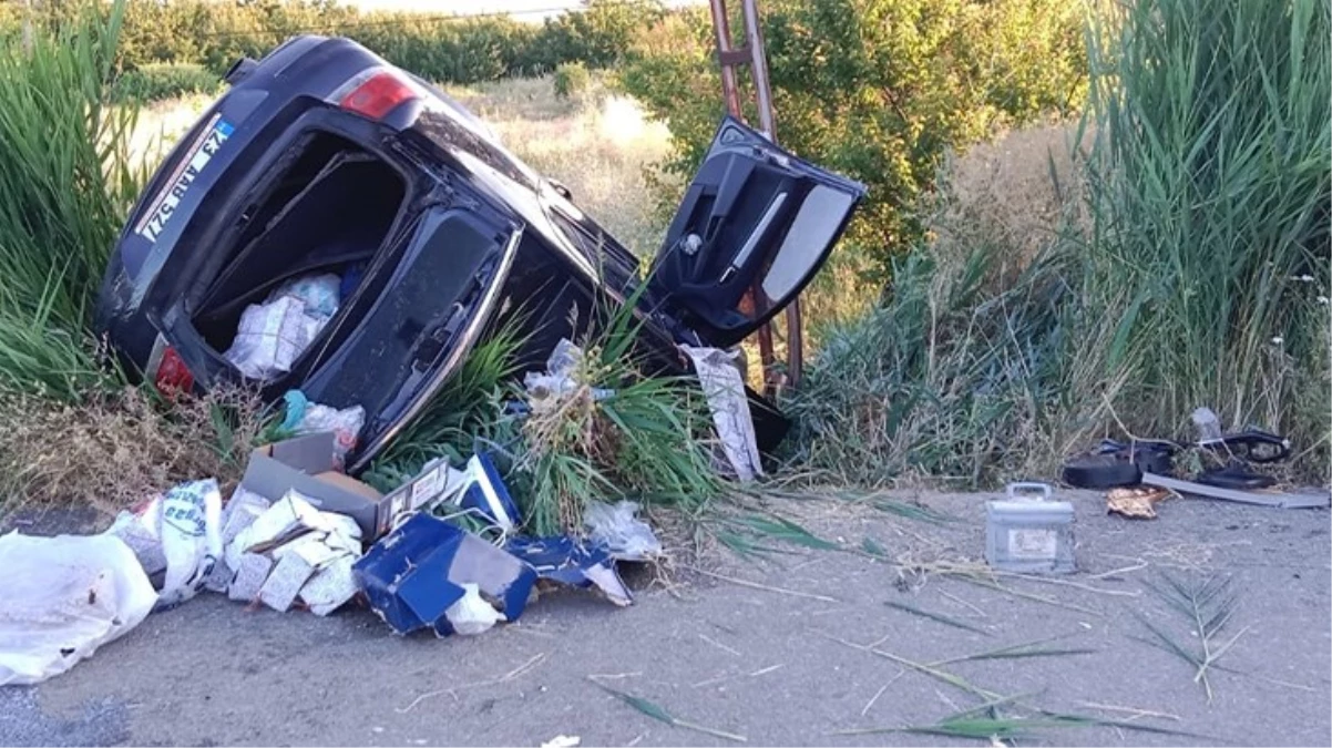 Malatya\'da şarampole devrilen araçta anne öldü, eşi ve 3 çocuğu ise yaralandı