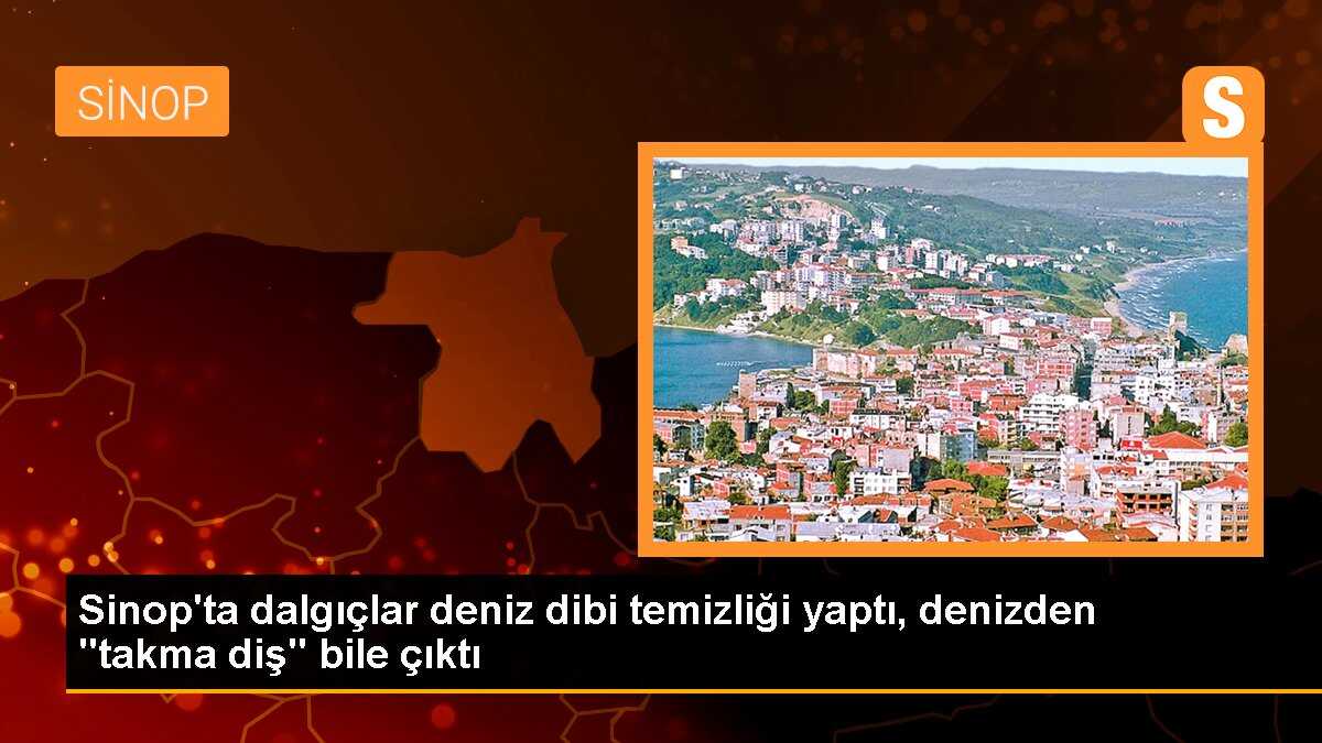 Sinop\'ta Çevre Haftası kapsamında deniz dibi temizliği yapıldı
