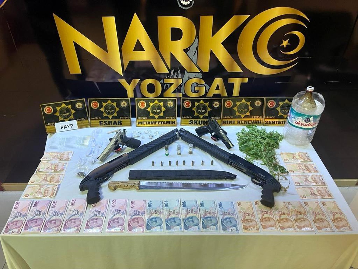Yozgat\'ta özel harekat polisi destekli uyuşturucu operasyonu: 23 gözaltı