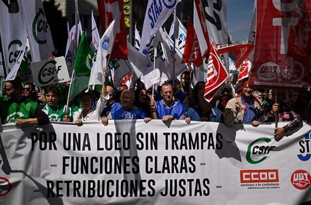 İspanya'da adliye memurları greve gidince 1 milyona yakın dava ertelendi