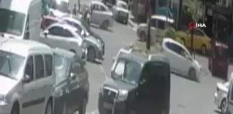 Park halindeki araç zincirleme kazaya sebep oldu