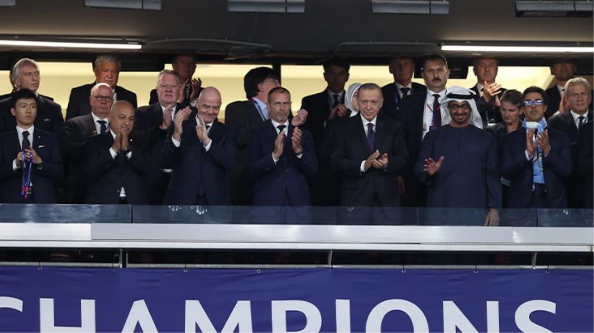 Cumhurbaşkanı Erdoğan, UEFA Şampiyonlar Ligi finalini takip etti