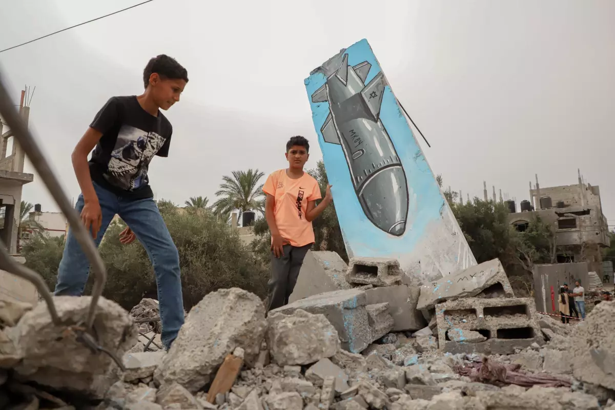 Gazze\'de Çocukların Sıkıntılarına Dikkat Çekmek İçin Resim Sergisi Düzenlendi