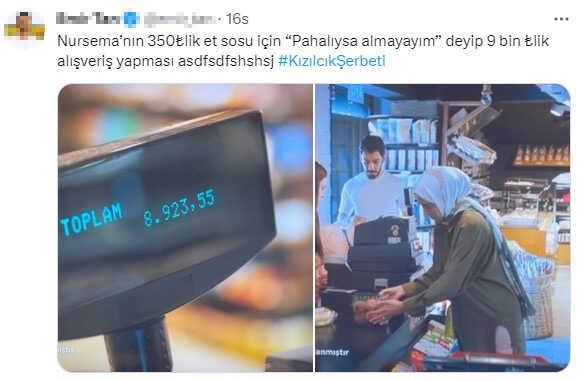 Kızılcık Şerbet'inde çok konuşulacak market sahnesi! Yapılan yorumlar kırdı geçirdi