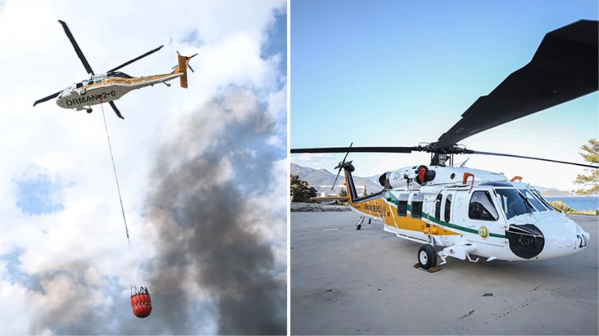 TUSAŞ T-70 helikopteri \'NEFES\', orman yangınlarına etkin müdahale edecek