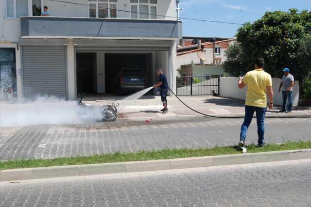Satın aldığı ikinci el motosikleti ateşe verdi! Nedeni de olay kadar garip