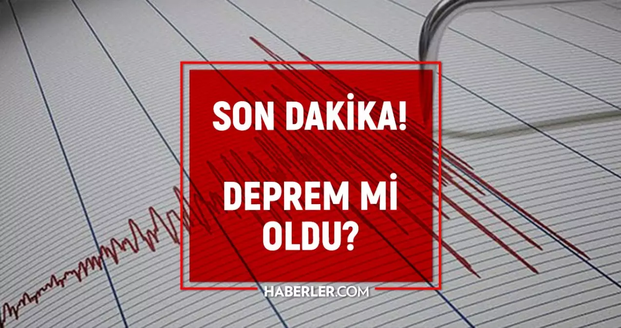 Tekirdağ\'da Deprem mi Oldu? Son Dakika Depremleri!