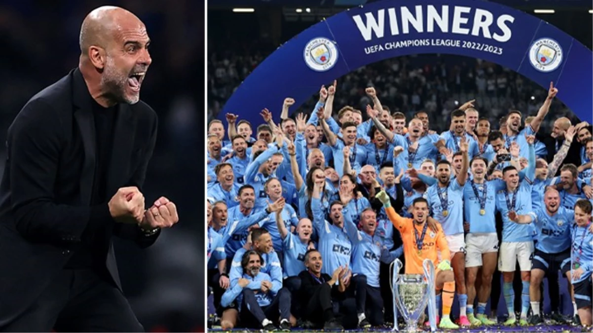 Manchester City, UEFA Şampiyonlar Ligi\'nde şampiyon olarak 53 yıl sonra Avrupa\'da kupa hasretini dindirdi