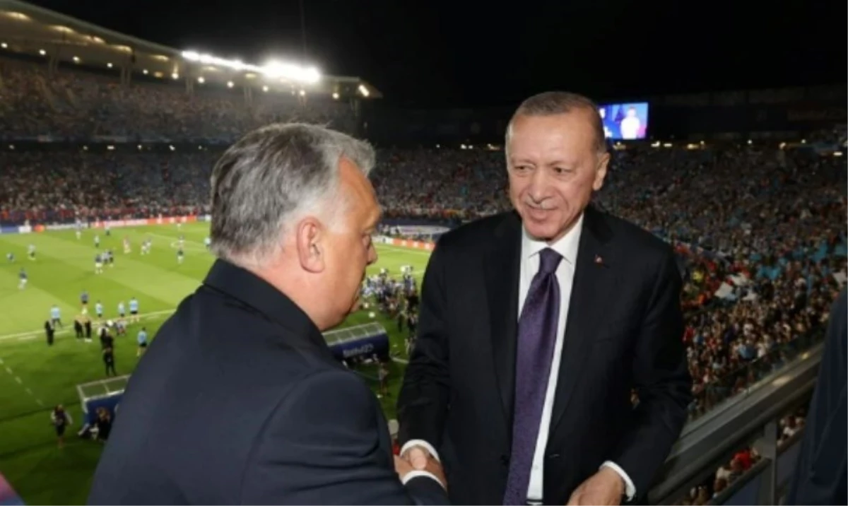Cumhurbaşkanı Recep Tayyip Erdoğan Şampiyonlar Ligi finaline gitti