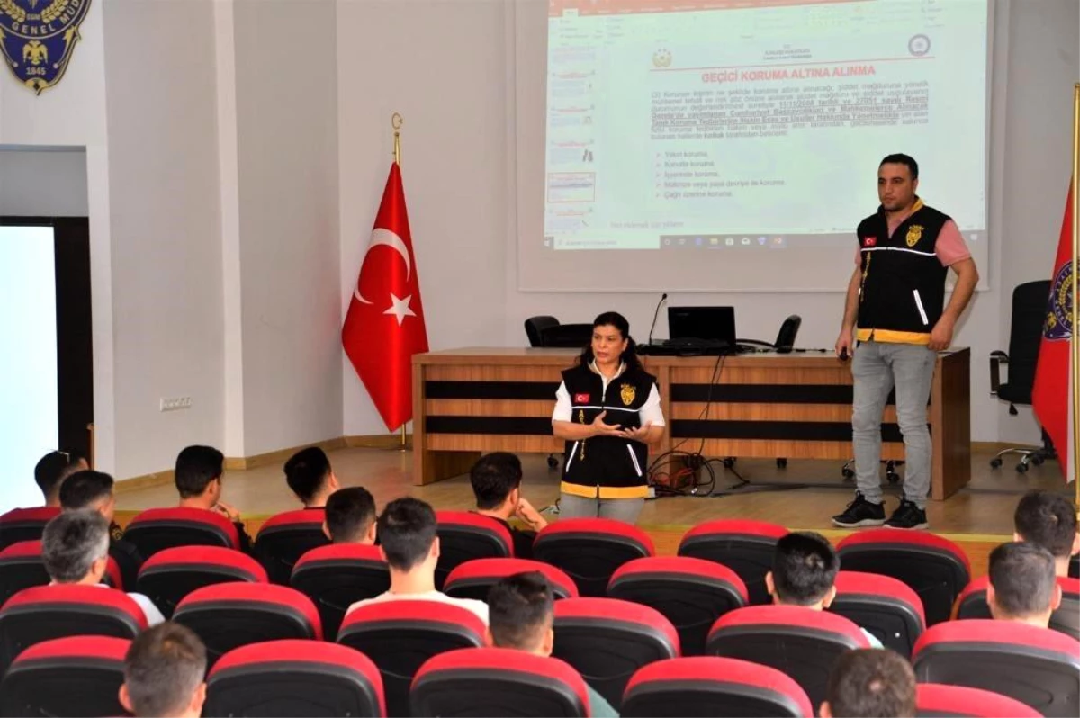 Adana polisi emniyet mensuplarına kadına karşı şiddet ve elektronik kelepçe uygulaması eğitimi verdi