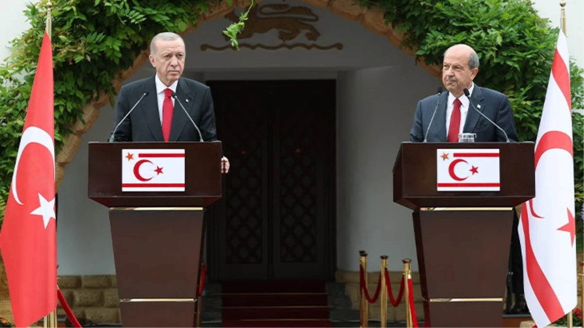 Cumhurbaşkanı Recep Tayyip Erdoğan, Rum kesimine "müzakere" masasına dönmek için şartı koştu: KKTC\'yi tanımalısınız