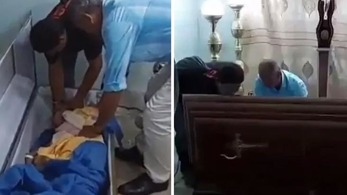 Ekvador\'da öldüğü sanılan yaşlı kadın, cenaze merasiminde hayata döndü
