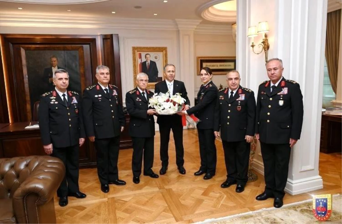 Jandarma Genel Komutanı Çetin\'den Bakan Yerlikaya\'ya ziyaret