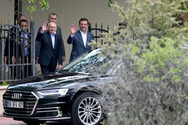 Kılıçdaroğlu ile görüşen İmamoğlu''ndan ilk sözler: Güzel olacak her şey Kılıçdaroğlu ile görüşen İmamoğlu''ndan ilk sözler: Güzel olacak her şey