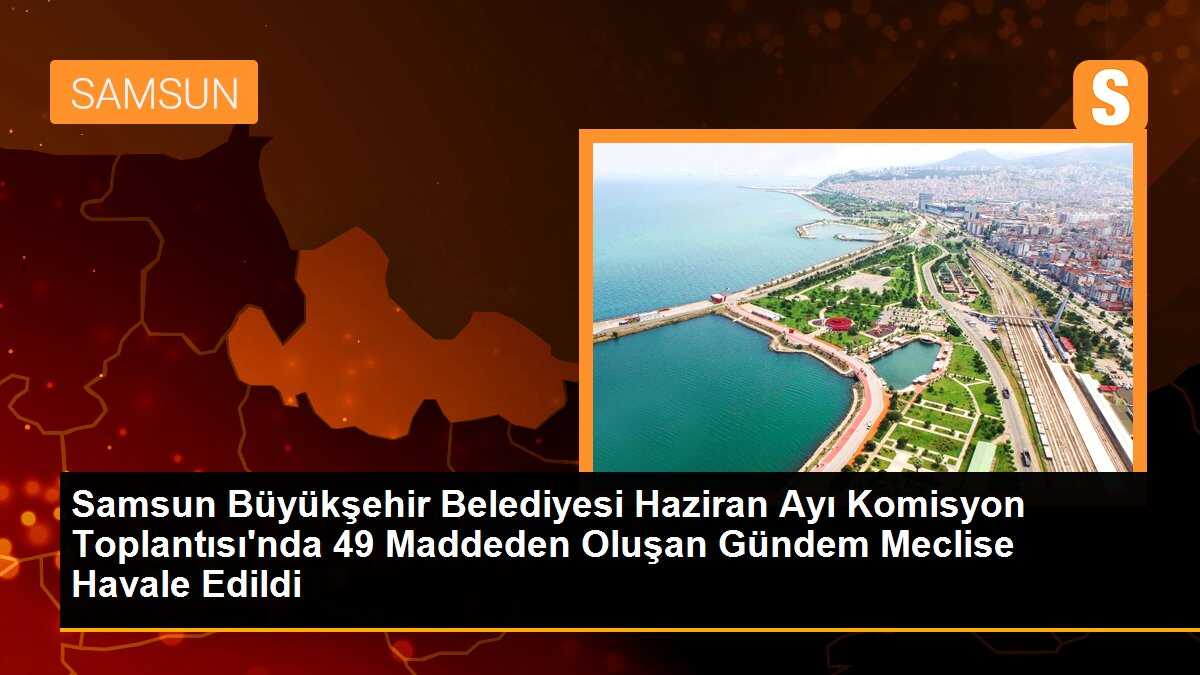 Samsun Büyükşehir Belediyesi Haziran Ayı Komisyon Toplantısı\'nda 49 Maddeden Oluşan Gündem Meclise Havale Edildi
