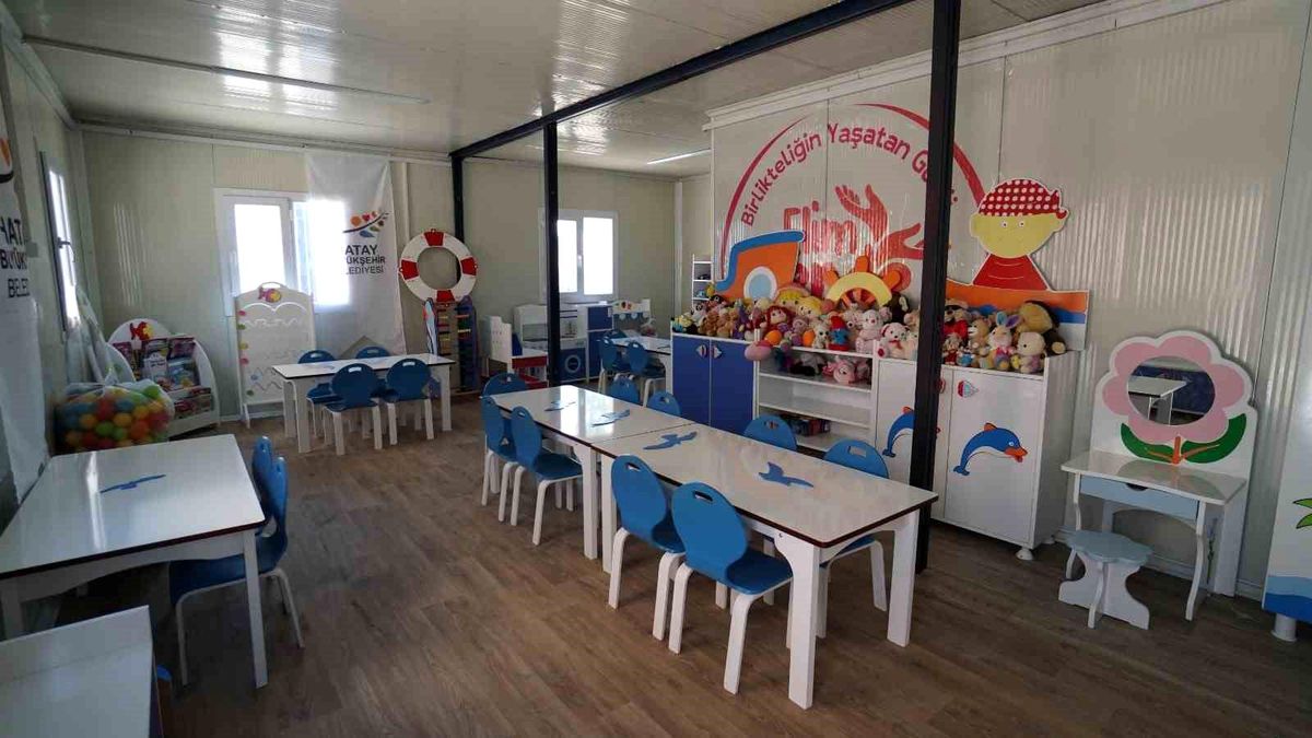 Antakya\'da EXPO alanına oyun alanı ve kütüphane kazandırılıyor