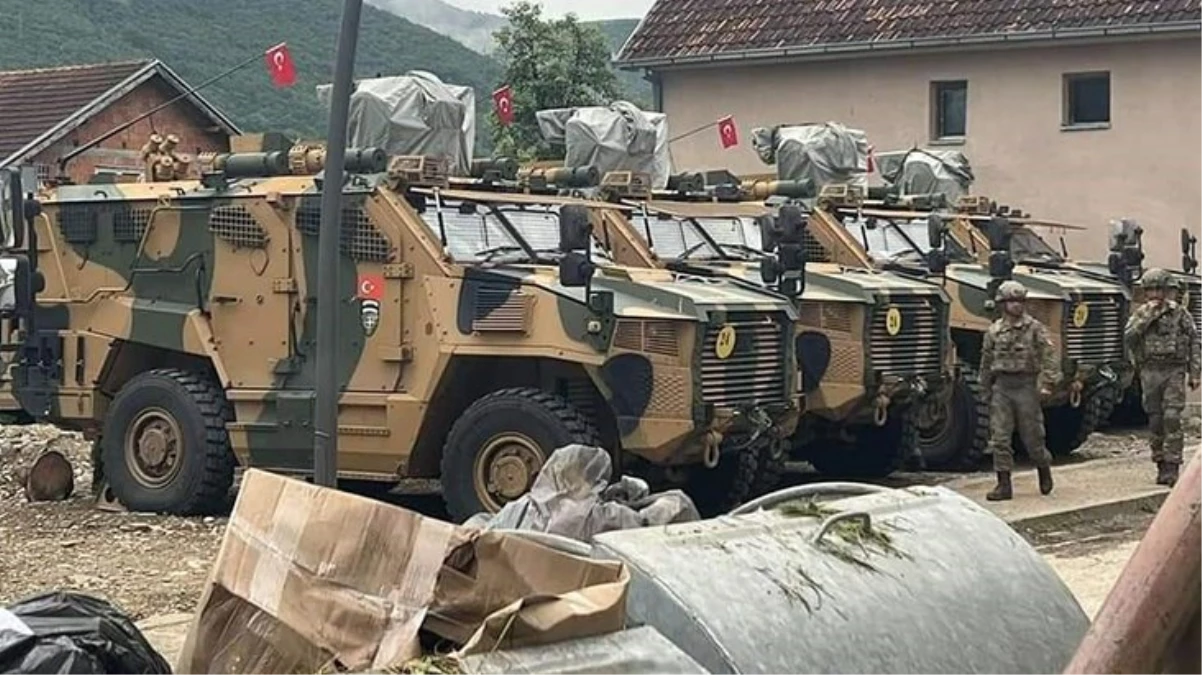 Türk askeri Kosova\'nın kuzeyinde göreve başladı