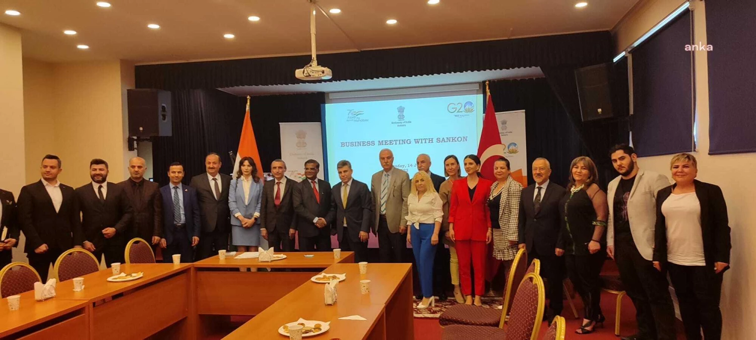 SANKON Genel Başkanı Ferudun Cevahiroğlu, Hindistan Ankara Büyükelçiliği\'ni ziyaret etti