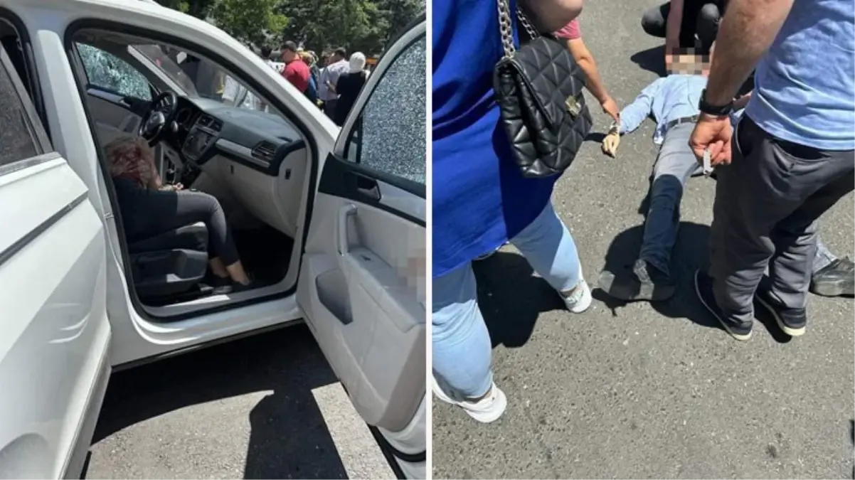 Aracın önünü kesip boşanma aşamasındaki eşini ve kayınpederini silahla vurdu! Baba-kız yaşamını yitirdi