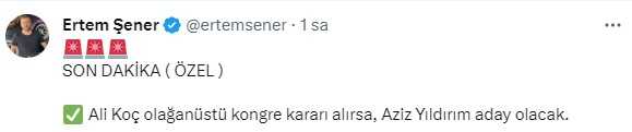 Başkanlığa aday olacak mı? Aziz Yıldırım son kararını resmen ilan etti Başkanlığa aday olacak mı? Aziz Yıldırım son kararını resmen ilan etti