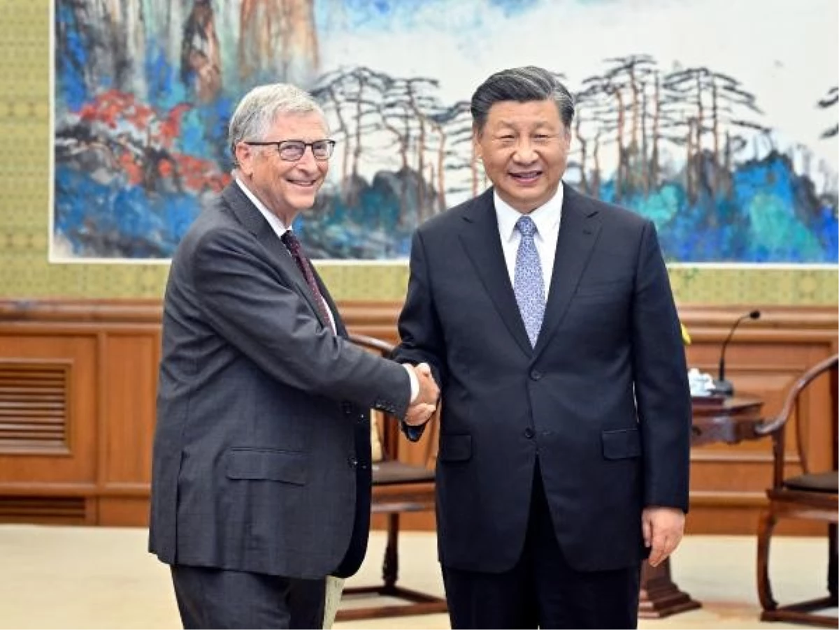 Bill Gates, Çin Devlet Başkanı Şi Cinping ile görüştü