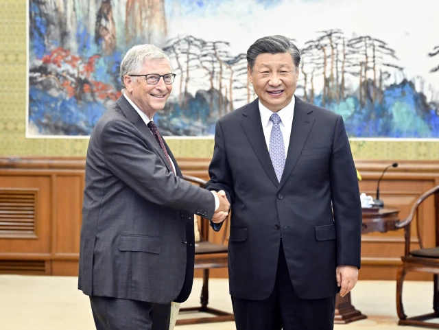 Çin Cumhurbaşkanı Xi, Bill Gates ile Görüştü