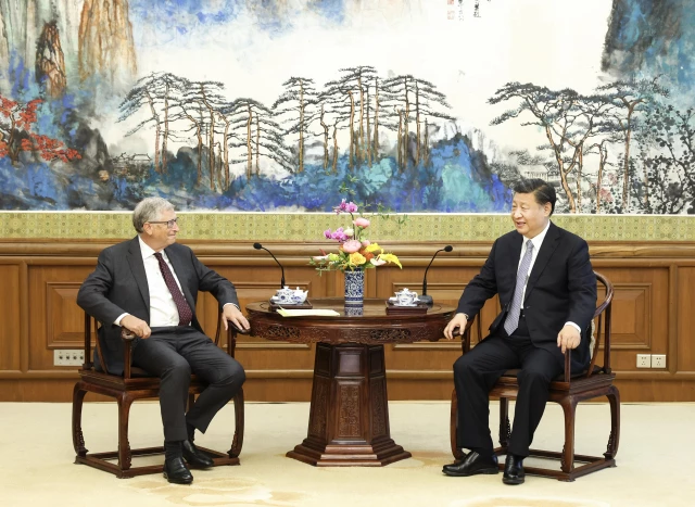 Çin Cumhurbaşkanı Xi, Bill Gates ile Görüştü