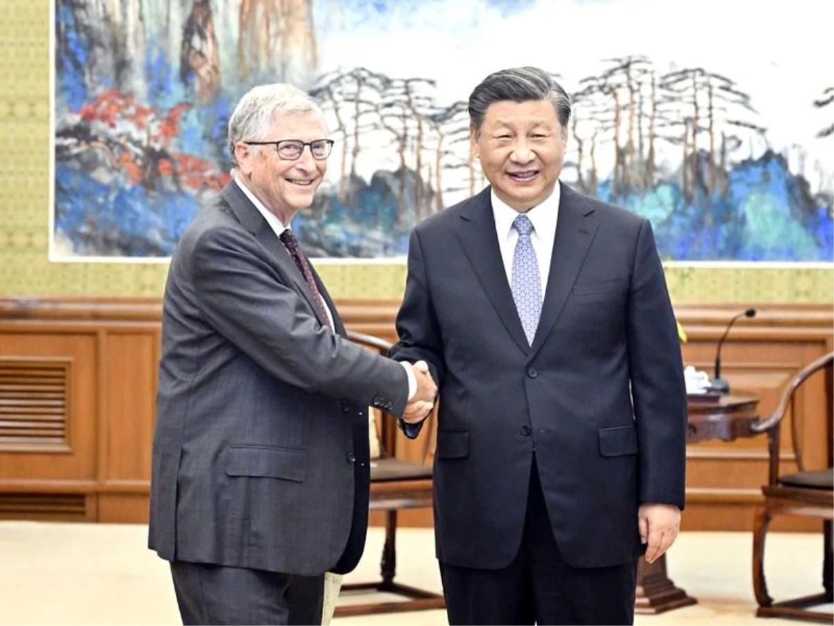 Çin Devlet Başkanı Xi Jinping, Bill Gates ile Görüştü