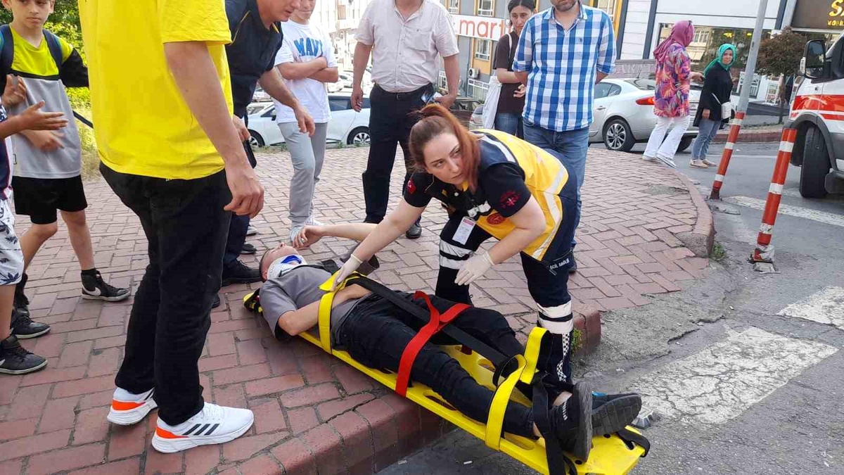Zonguldak\'ta Motosiklet Kazası: Sürücü Yaralandı