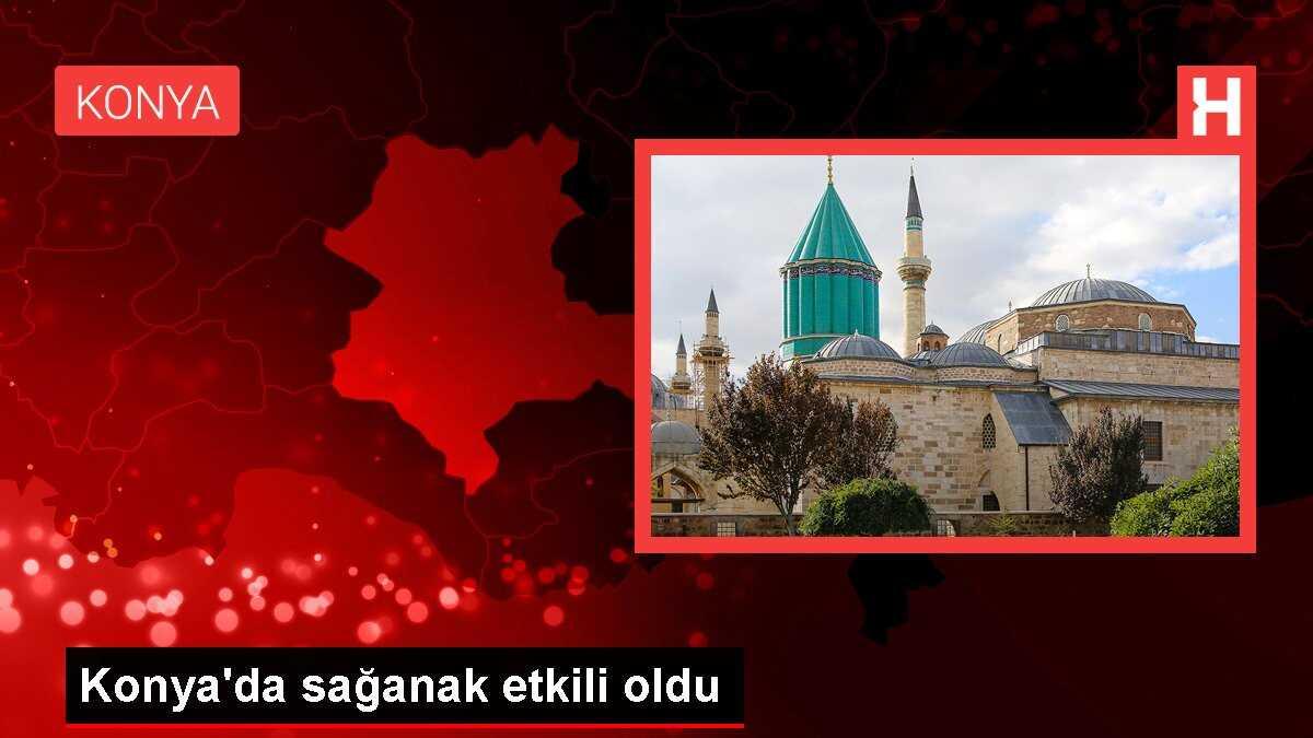 Konya'da sağanak etkili oldu