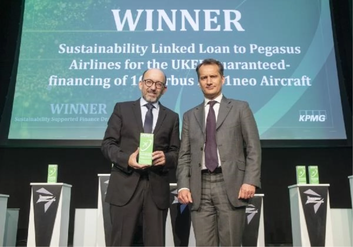 Pegasus Hava Yolları, sürdürülebilirlik bağlantılı kredi işlemiyle iki ödüle layık görüldü