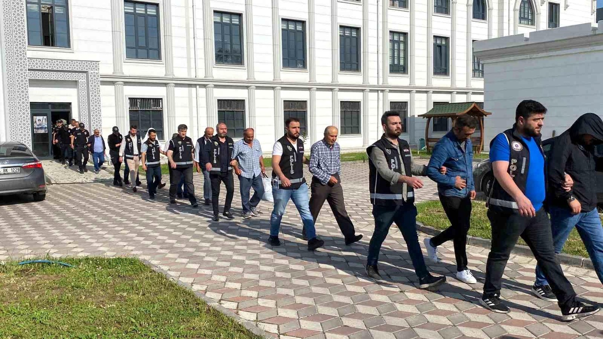 Fındık alımlarında usulsüzlük iddiasıyla 18 şüpheli adliyeye sevk edildi